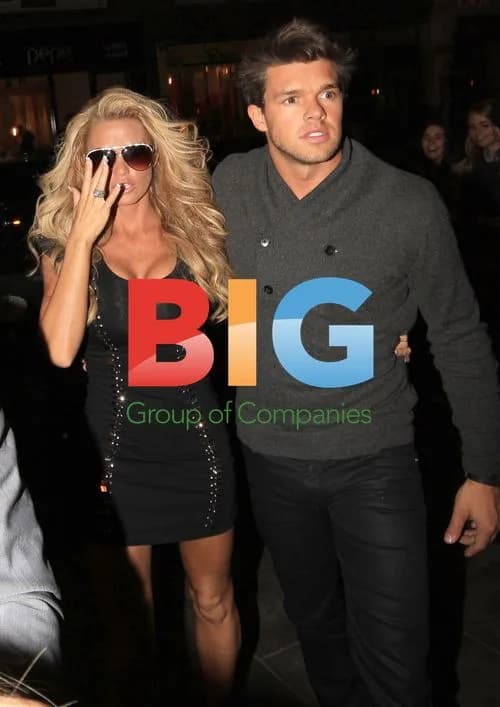 Katie Price and Leandro Peena at J Sheekey