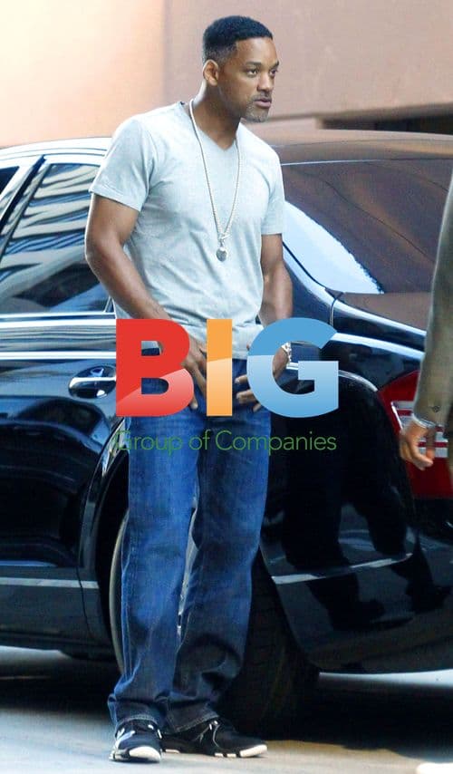 Will Smith Greets Fans in Los Angeles