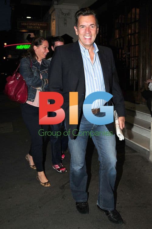 Duncan Bannatyne Leaving The Ivy Restaurant