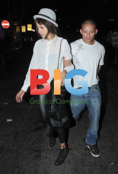 Ana Araujo spotted on night out in London