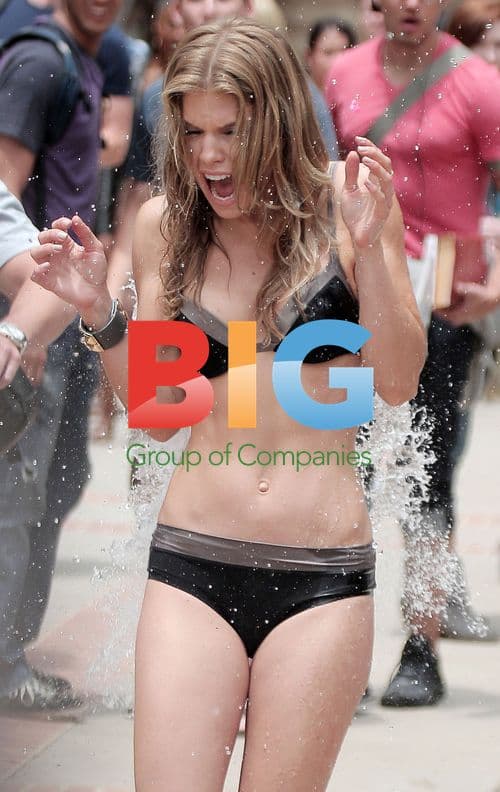 AnnaLynn McCord and Dominick Purcell on 90210 Set