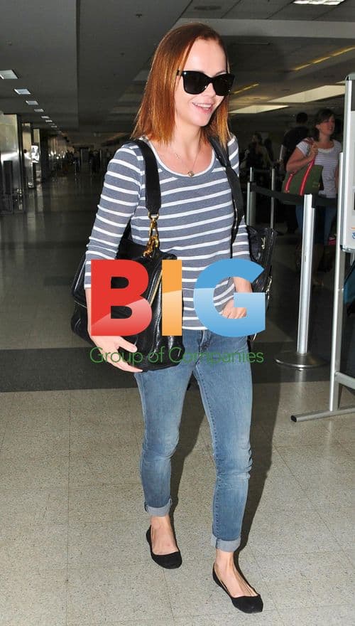 Christina Ricci Departs LAX Airport