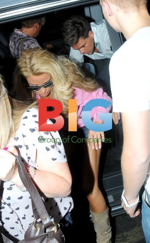 Katie Price and Leandro Peena in London