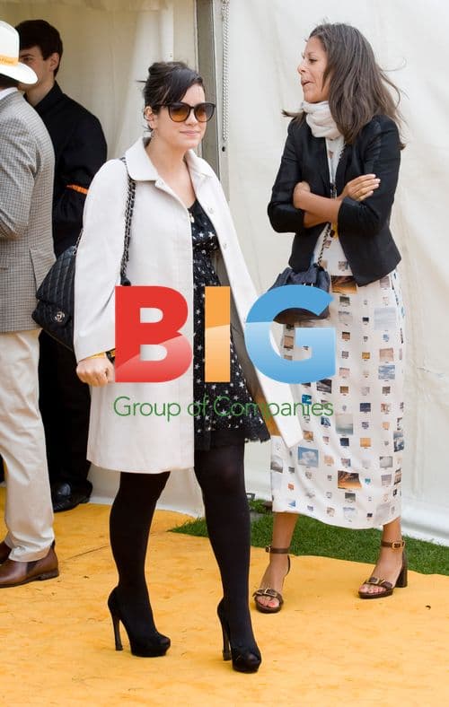 Lily Allen at Veuve Cliquot Gold Cup Final