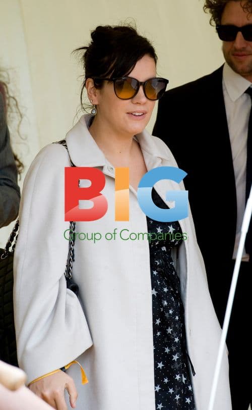 Lily Allen at Veuve Cliquot Gold Cup Final