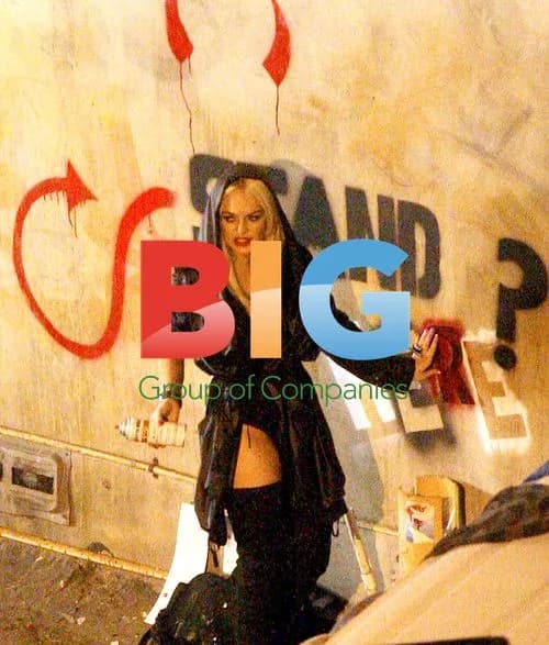 Lindsay Lohan Filming Music Video