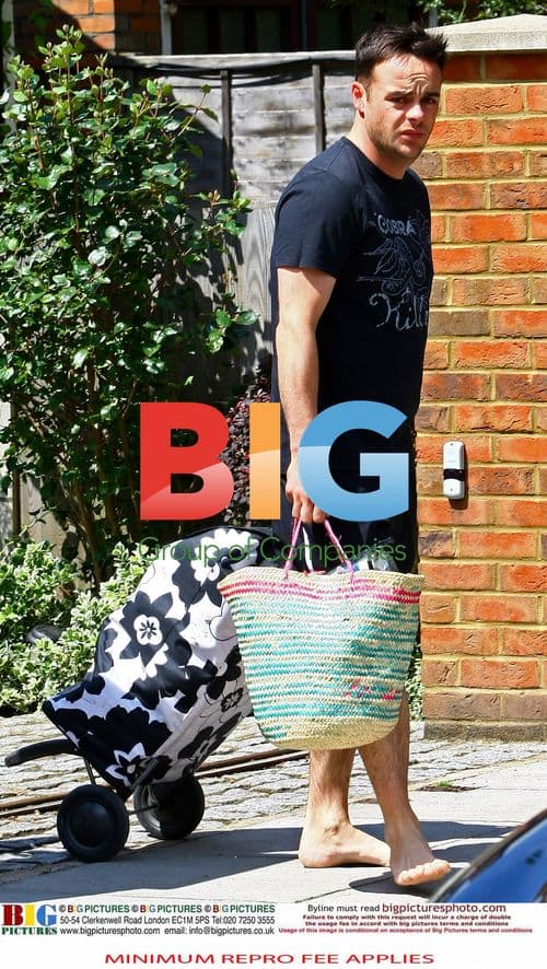 Ant McPartlin Shopping with Trolley