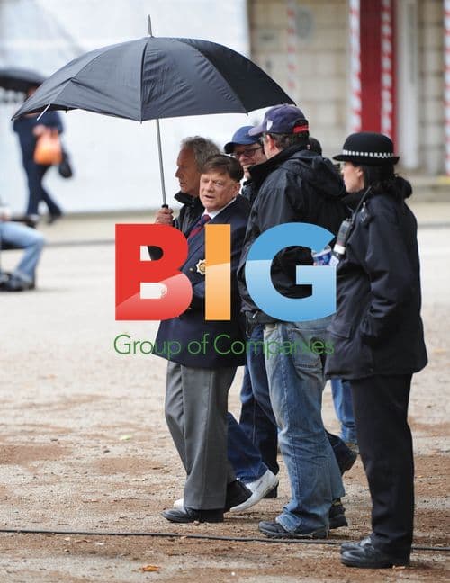 David Jason filming BBC comedy in London