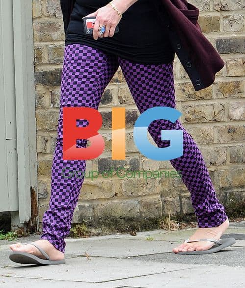 Ronnie Woods' Ex-Wife Jo Wood Arrives at New Home