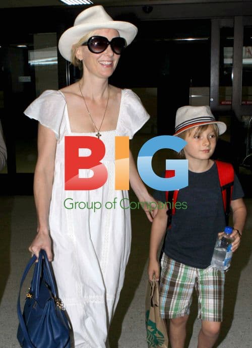 Anne Heche and Family at LAX