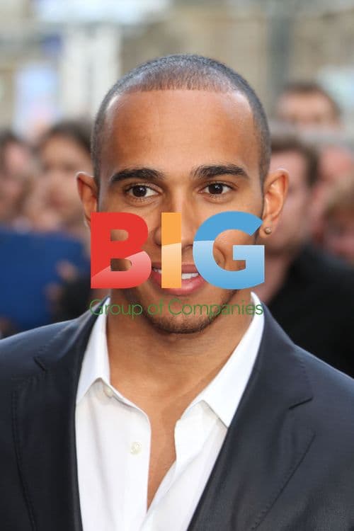 Lewis Hamilton visits Hugo Boss store in Hamburg