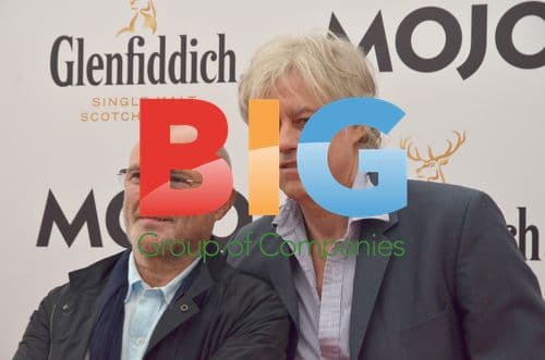 Sir Bob Geldof and Phil Collins at Glenfiddich MOJO Honours List