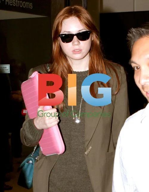 Karen Gillan Arrives in LA for Comic-Con