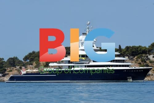 Roman Abramovich's mega-yacht "Luna" in Sibenik, Croatia