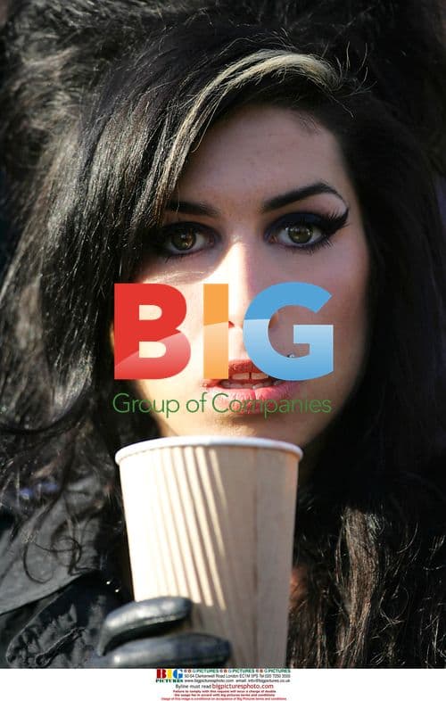 Amy Winehouse on Music Video Set