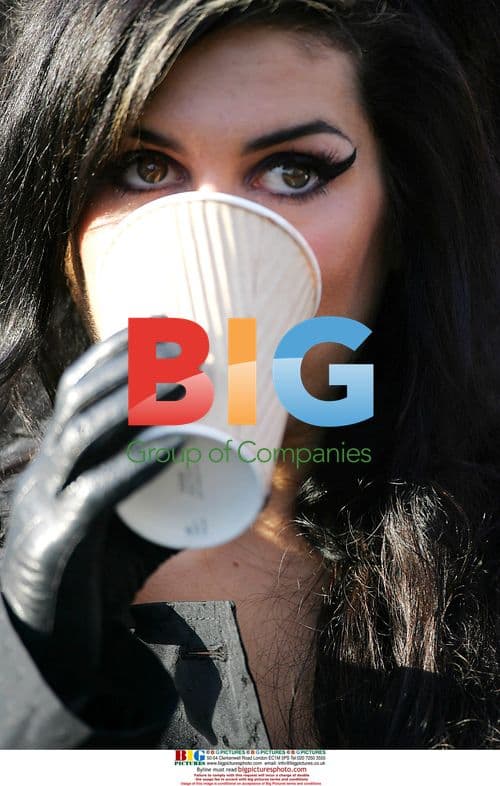 Amy Winehouse on Music Video Set