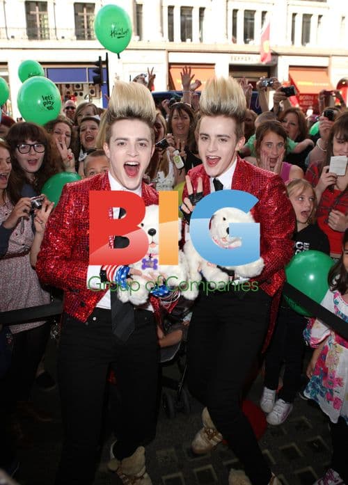Jedward and FurReal Friends at Toy Launch