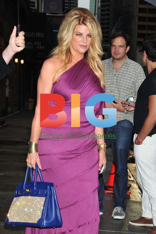 Kirstie Alley at 'Late Night' show