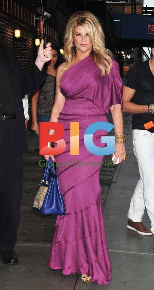 Kirstie Alley in Purple Dress
