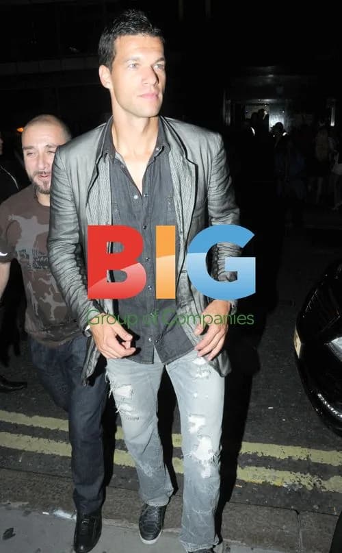 Michael Ballack Spotted at Whisky Mist in London