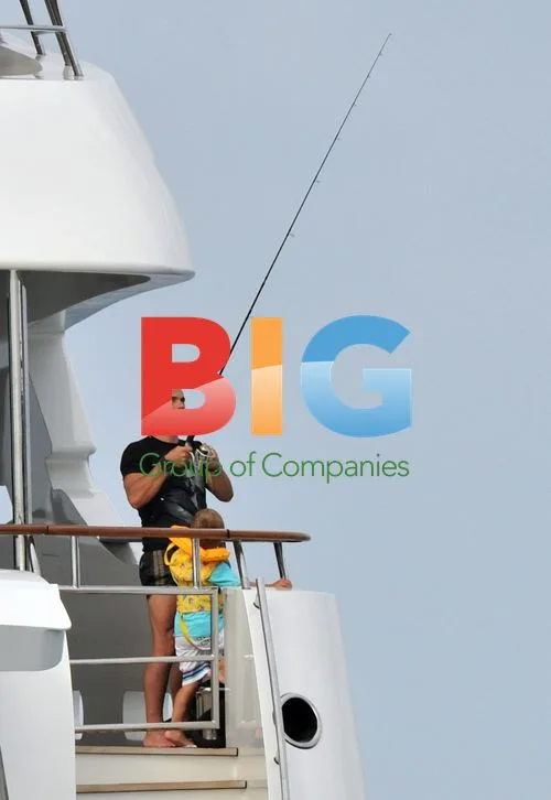 Footballer Wesley Sneijder on Vacation
