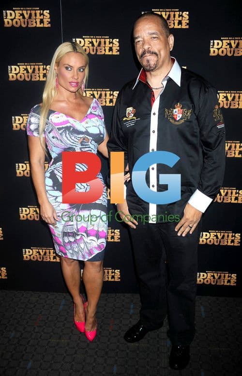 Coco and Ice T at 'The Devil's Double' Premiere