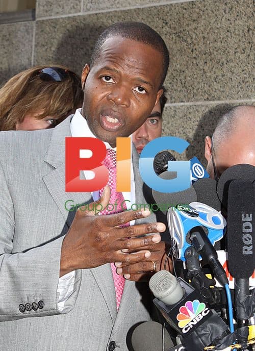 Kenneth Thompson speaks to press