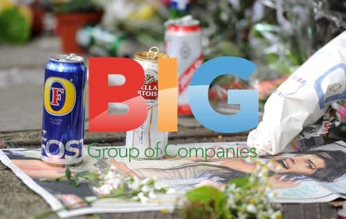 Flowers at Amy Winehouse's Home