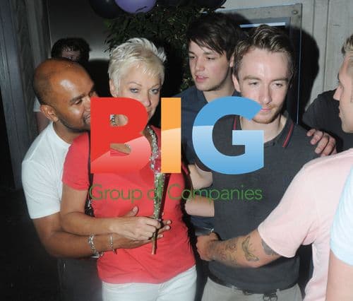 Denise Welch Enjoys Night Out in London