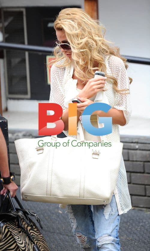 Katie Price Leaving Studio in London