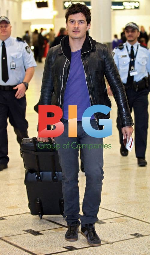 Orlando Bloom at Sydney Airport
