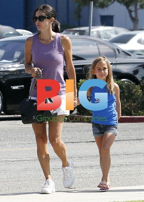 Courteney Cox with daughter Coco in LA
