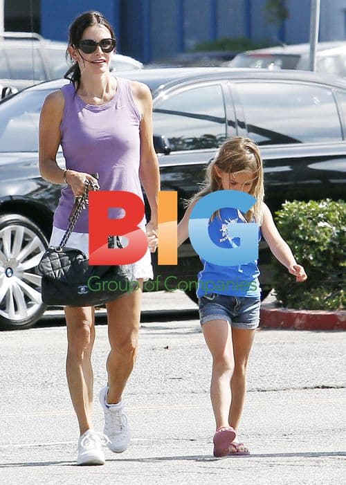 Courteney Cox with daughter Coco