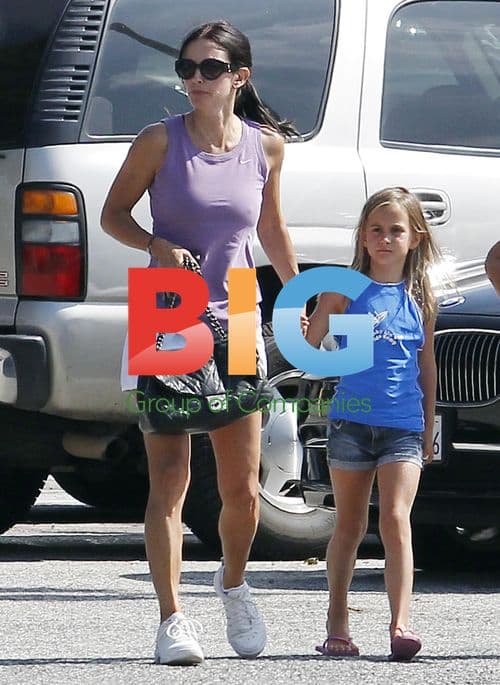 Courteney Cox with Daughter Coco Arquette in LA