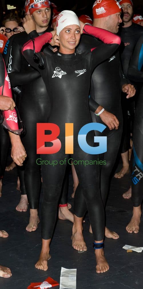 Holly Branson at London Triathlon