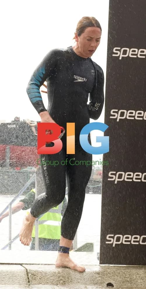 Mel Chisholm at London Triathlon