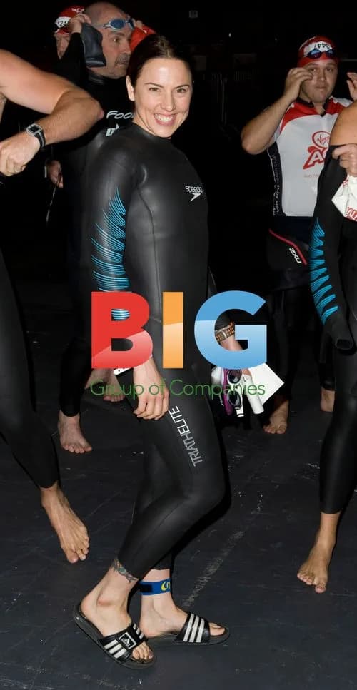Mel Chisholm at London Triathlon