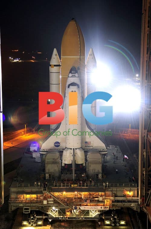 NASA's Atlantis Shuttle Rolls Out