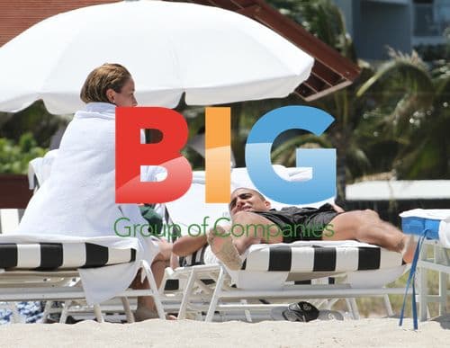 David Trezeguet and wife in Miami