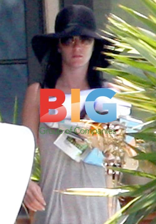 Katy Perry at Russell Brand's Home
