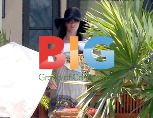 Katy Perry at Russell Brand's Home