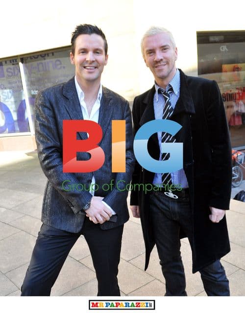 Colin McAllister and Justin Ryan at Miss Scotland