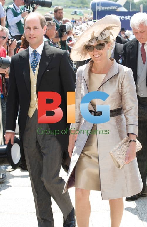 Prince Edward and Sophie at 2011 Epsom Derby