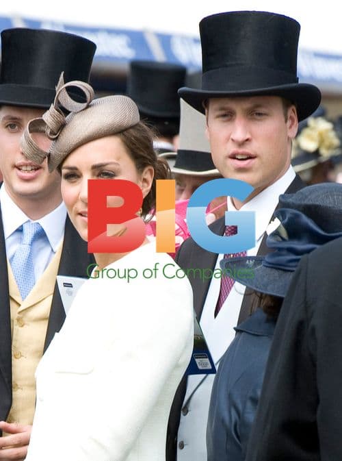 Kate Middleton and Prince William at Epsom Derby