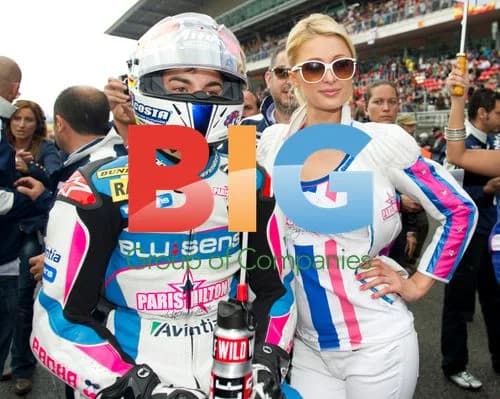 Paris Hilton at Circuit de Catalunya Montmel