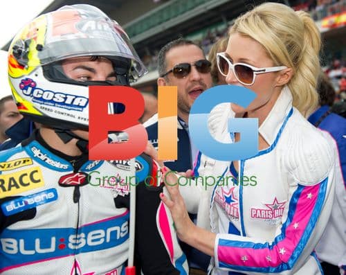 Paris Hilton at Circuit de Catalunya Montmel