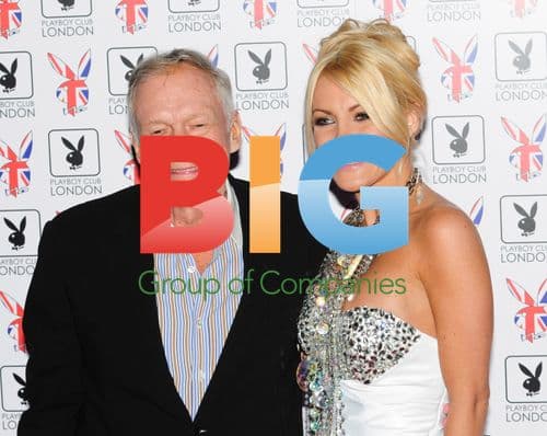 Hugh Hefner at Playboy Club Opening