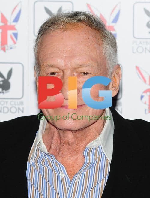 Hugh Hefner at London Playboy Club Opening