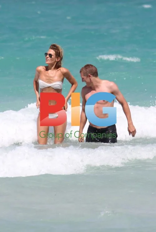 Bastian Schweinsteiger and Sarah Brandner on Miami Beach