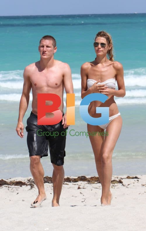 Bastian Schweinsteiger and Sarah Brandner in Miami